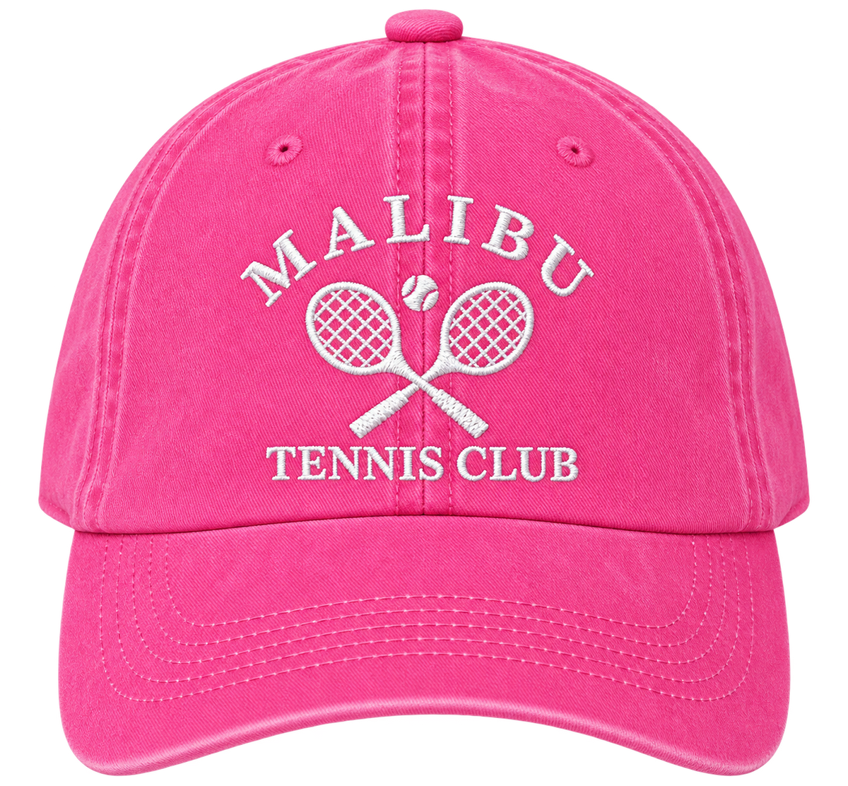 Malibu Tennis Club Stone Washed Baseball Cap