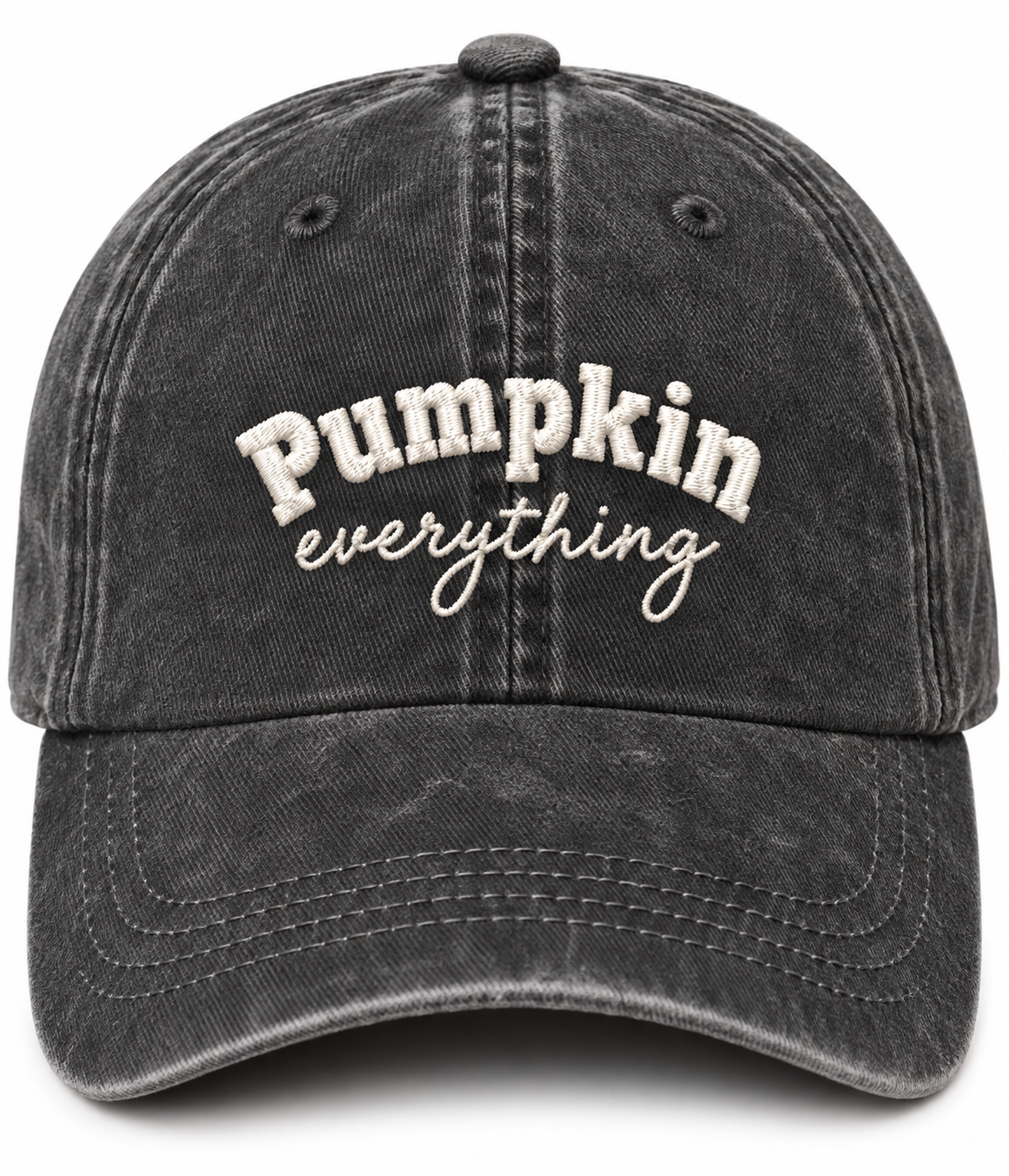 Fall Pumpkin Everything Washed Twill Baseball Cap