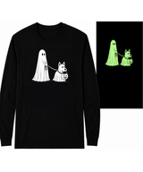 Halloween Dog Walkers Long Sleeve T-Shirt