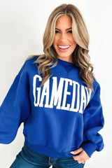 GAMEDAY Embroidered Patch Sweatshirt
