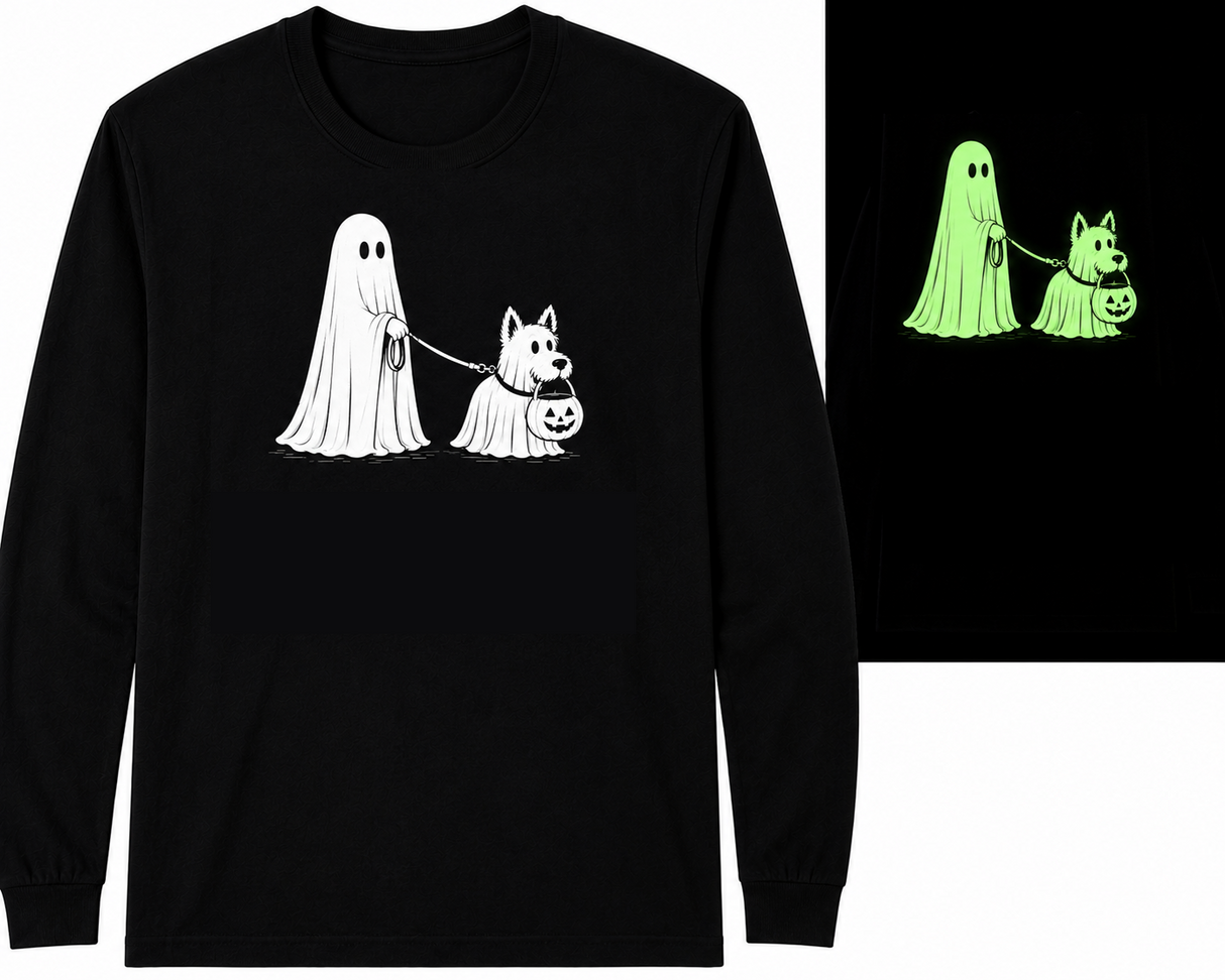 Halloween Dog Walkers Long Sleeve