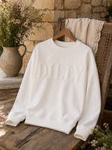Dilly Chenille Relaxed Fit Sweatshirt