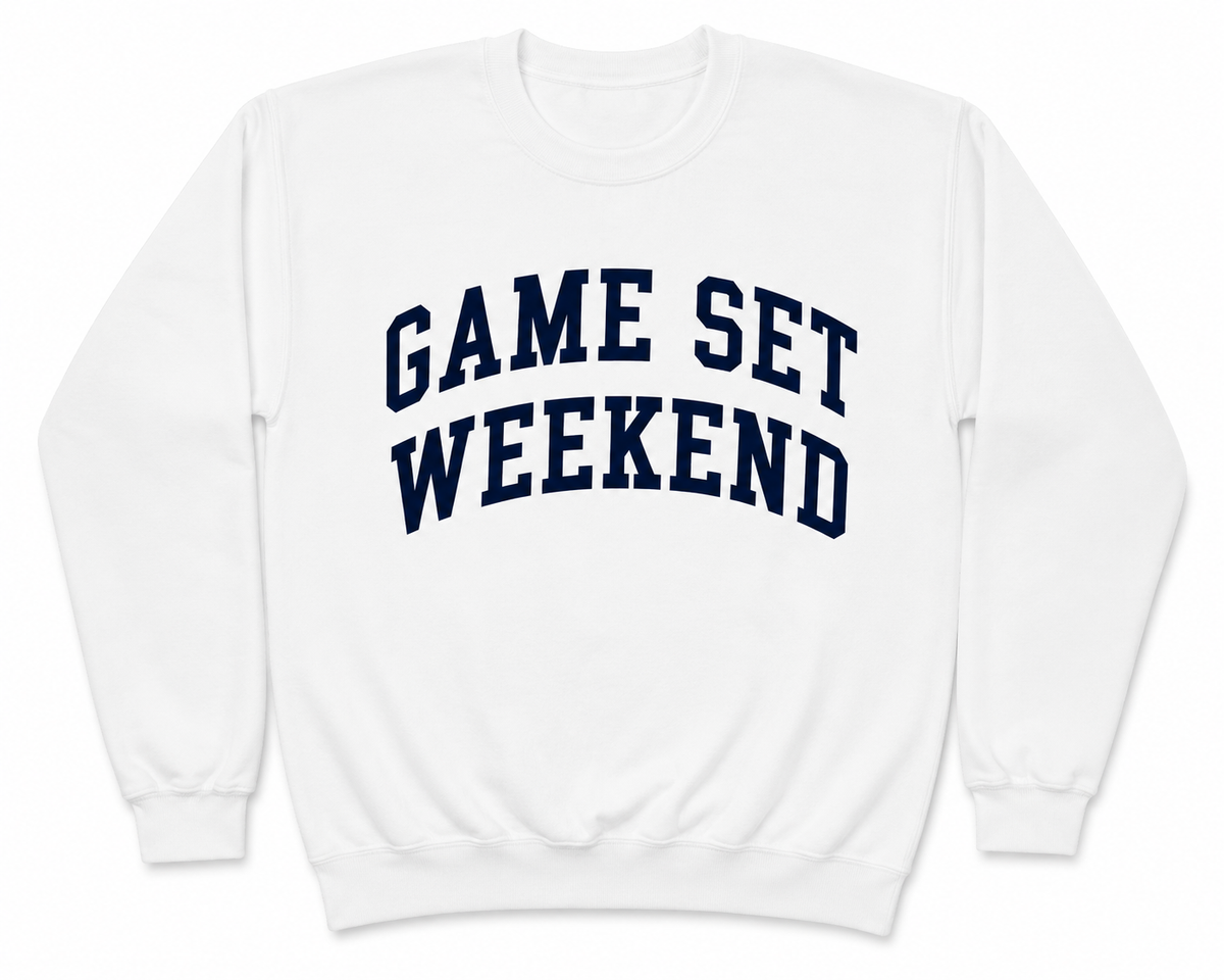 Game Set Weekend Crewneck Sweatshirt