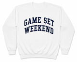 Game Set Weekend Crewneck Sweatshirt