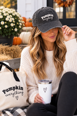 Fall Pumpkin Everything Washed Twill Baseball Cap